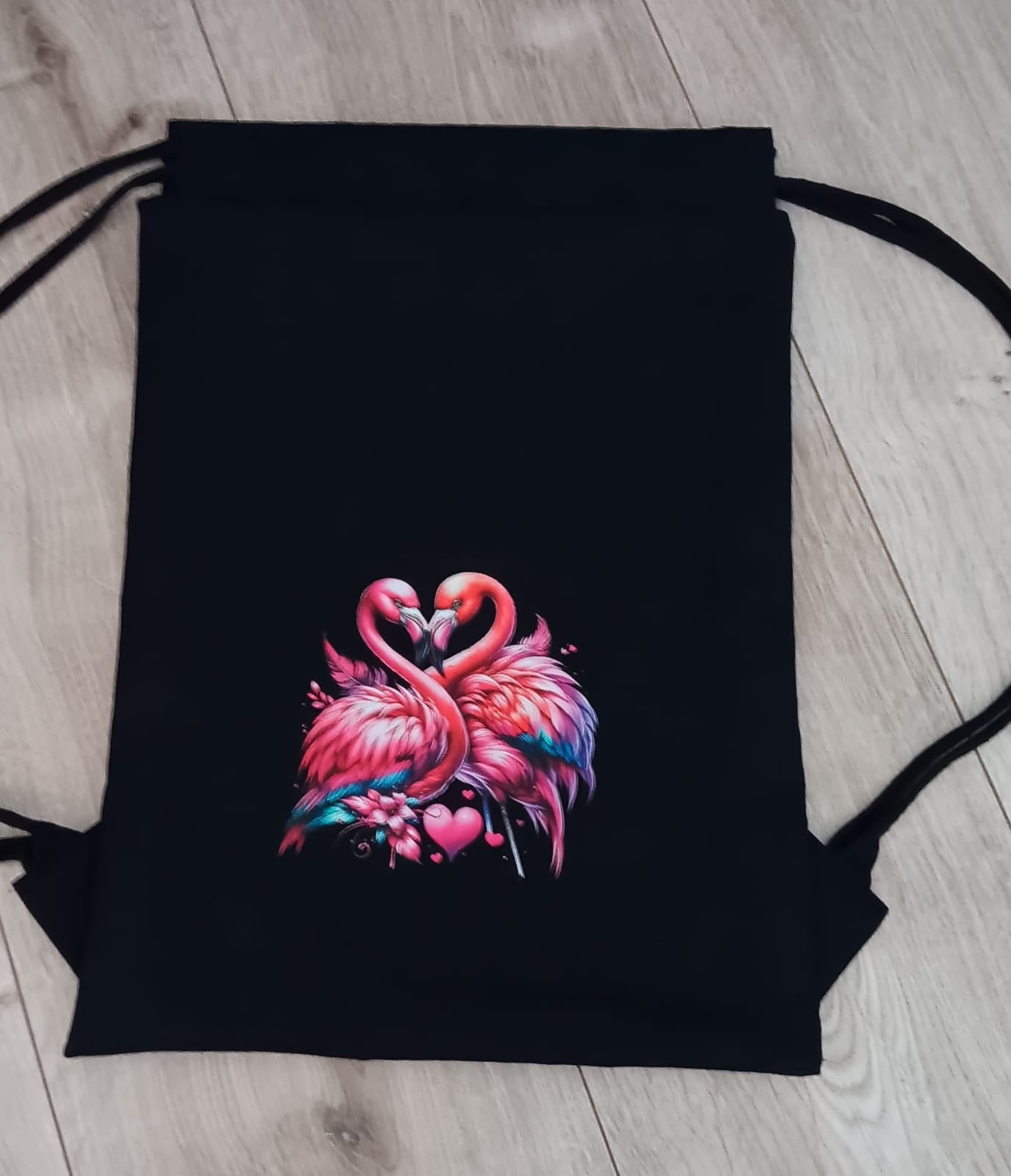 Rucksack /Turnbeutel Flamingo